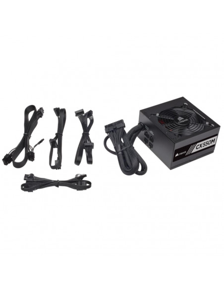 Sursa Corsair CX-M Series CX550M, semi-modulara, 80 Plus