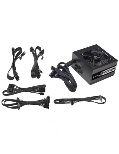 Sursa Corsair CX-M Series CX650M, semi-modulara, 80 Plus