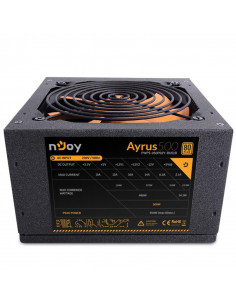 Sursa atx Njoy 500W Ayrus 500 Eff 80% 12V 2.3 ventilator 12mm