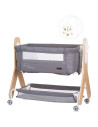 KOSH2H02301GT,Patut Co-Sleeper Chipolino Heart 2 Heart graphite