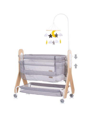 KOSH2H02302GL,Patut Co-Sleeper Chipolino Heart 2 Heart glacier