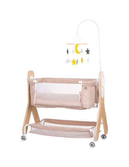 KOSH2H02303SA,Patut Co-Sleeper Chipolino Heart 2 Heart sand