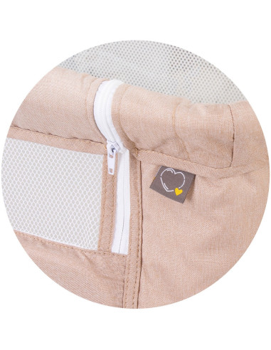 KOSH2H02303SA,Patut Co-Sleeper Chipolino Heart 2 Heart sand
