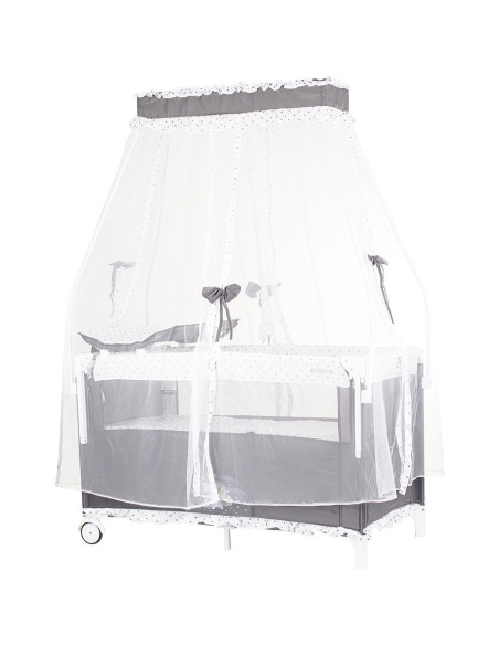 KOSIPA231DG,Patut pliabil Chipolino Palace Dino grey
