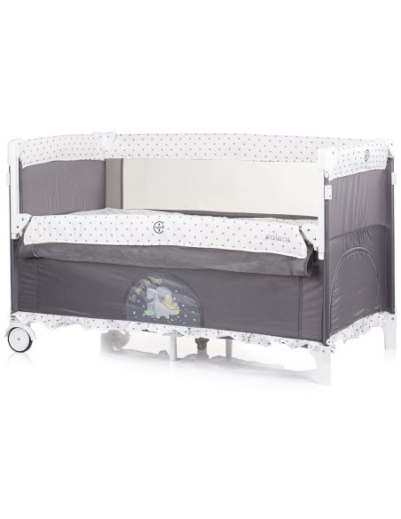 KOSIPA231DG,Patut pliabil Chipolino Palace Dino grey