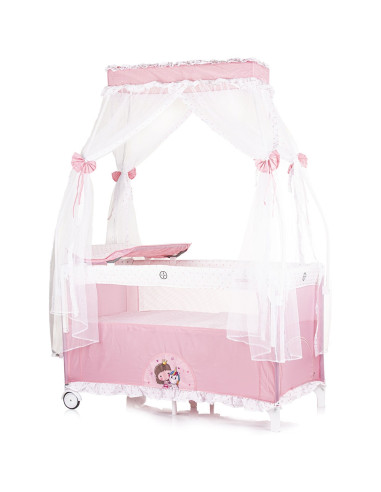 KOSIPA233PP,Patut pliabil Chipolino Palace Princess pink