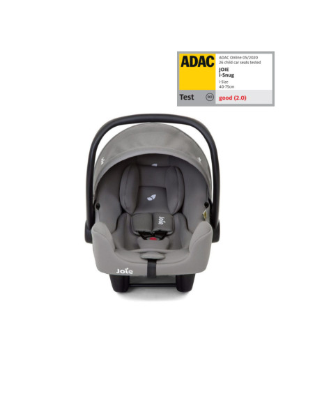 BB-C1817AAGFL000,Joie - Scoica auto i-Snug 2, cu tetiera reglabila, 40-75 cm, Gray Flannel, testata ADAC si certificata R129