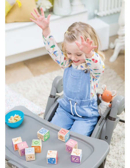 BB-H1605AAFLF000,Joie - Scaun de masa Multiply 6 in 1 Flowers Forever, 6 luni - 6 ani