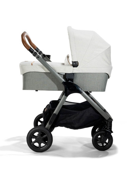BB-C1817AAGFL000trio,Joie - Carucior pentru copii multifunctional 3 in 1 Finiti Signature Oyster/Gray Flannel (Carucior Finiti O