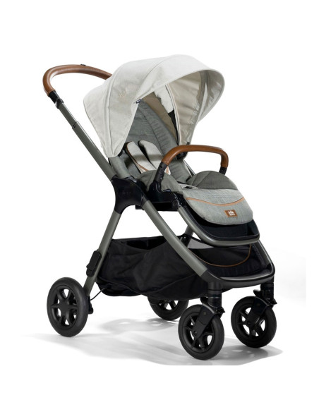 BB-C1817AAGFL000trio,Joie - Carucior pentru copii multifunctional 3 in 1 Finiti Signature Oyster/Gray Flannel (Carucior Finiti O