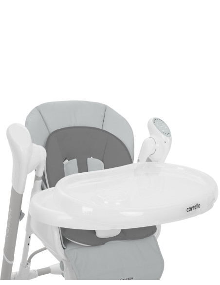 CRL-10303/366,Scaun de masa si leagan electric controlabil prin aplicatie pe mobil Carrello CASCATA (CRL-10303/1) Ash Grey