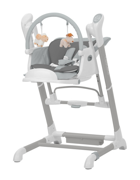 CRL-10303/366,Scaun de masa si leagan electric controlabil prin aplicatie pe mobil Carrello CASCATA (CRL-10303/1) Ash Grey