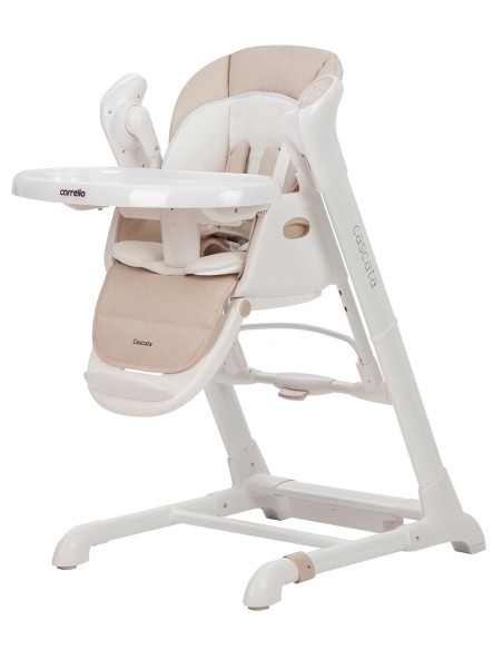 CRL-10303/365,Scaun de masa si leagan electric controlabil prin aplicatie pe mobil Carrello CASCATA (CRL-10303/1) Cream Beige