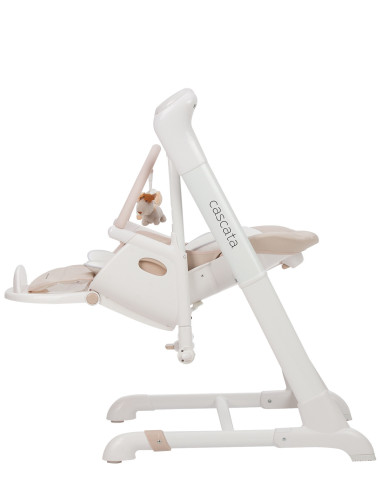 CRL-10303/365,Scaun de masa si leagan electric controlabil prin aplicatie pe mobil Carrello CASCATA (CRL-10303/1) Cream Beige