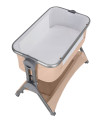CRL-15501/301,Patut co-sleeping pliabil si reglabil pe inaltime Carrello ARIA (15501) Sand Beige