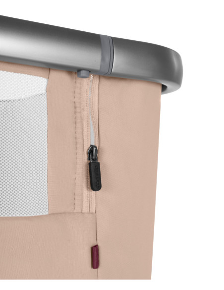 CRL-15501/301,Patut co-sleeping pliabil si reglabil pe inaltime Carrello ARIA (15501) Sand Beige