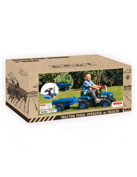 D8253,Primul meu tractor cu remorca (albastru)