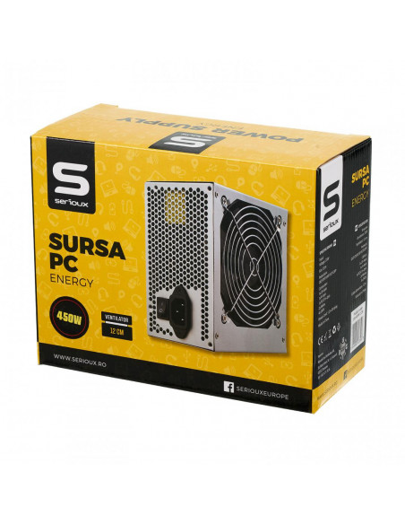 Sursa Serioux Energy Ventilator 12cm, Protecții: