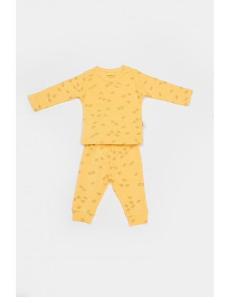 UP-BC-CSYM25502-3,Set 3 piese:bluza, pantaloni si caciulita Printed, BabyCosy, 50% modal+50% bumbac, Lamaie, Diverse marimi