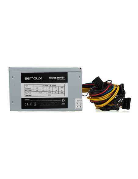Sursa Serioux Energy 550W, Ventilator 12cm, Protecții: