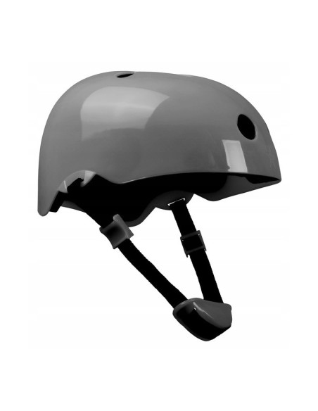 BN-LO-HELMET_GREY,Lionelo - Casca pentru copii, Reglabila 50-56 cm, Din ABS si EPS, Conform cu standardul EN1078, Gri