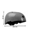 BN-LO-HELMET_GREY,Lionelo - Casca pentru copii, Reglabila 50-56 cm, Din ABS si EPS, Conform cu standardul EN1078, Gri