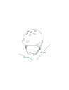 BN-LO-HELMET_GREY,Lionelo - Casca pentru copii, Reglabila 50-56 cm, Din ABS si EPS, Conform cu standardul EN1078, Gri