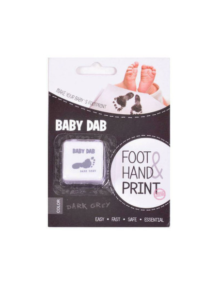 BN-90019,Petite&Mars - Cerneala pentru amprente mulaj, Utilizare multipla, Baby Dab, Unisex, Gri BN-90019,Petite&Mars - Cerneala pentru amprente mulaj, Utilizare multipla, Baby Dab, Unisex, Gri