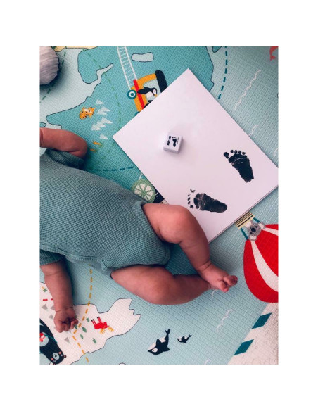 BN-90019,Petite&Mars - Cerneala pentru amprente mulaj, Utilizare multipla, Baby Dab, Unisex, Gri BN-90019,Petite&Mars - Cerneala pentru amprente mulaj, Utilizare multipla, Baby Dab, Unisex, Gri