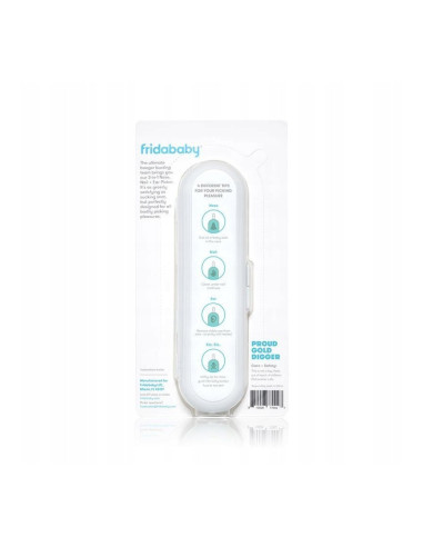 BN-FRIDA-05,Fridababy - Dispozitiv de curatare multifunctional, Cu 4 capete, Pentru unghii, mucoasa nazala, urechi si alte parti
