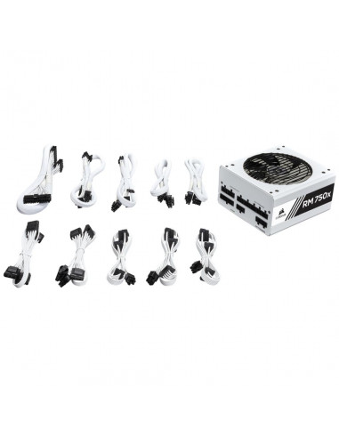 Sursa Corsair RMx White Series™ RM750x, 80 Plus ® Gold