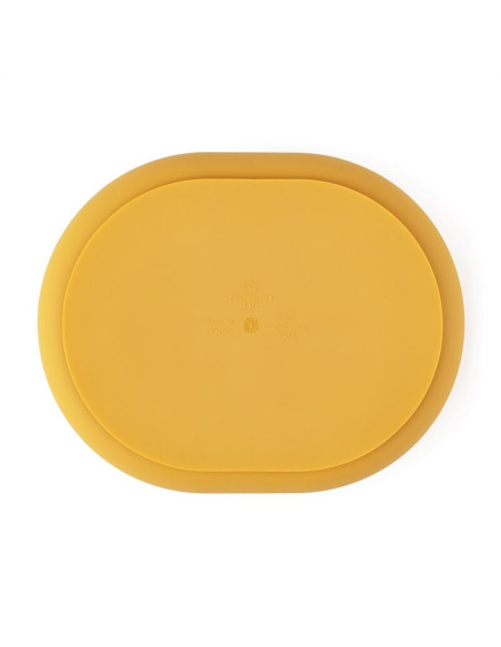 BN-717819,Petite&Mars - Farfurie compartimentata Take&Match, Ovala, Cu ventuza si 3 compartimente, Silicon, Fara BPA, 630 ml, 6 