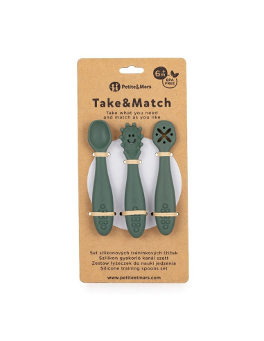 BN-721817,Petite&Mars - Set 3 lingurite, Diverse forme, Pentru supa, paste, alimente usoare, Dezvolta simturile si abilitatile s BN-721817,Petite&Mars - Set 3 lingurite, Diverse forme, Pentru supa, paste, alimente usoare, Dezvolta simturile si abilitatile s