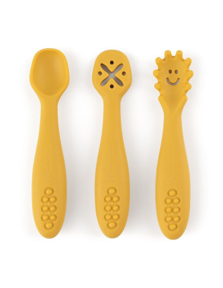 BN-721819,Petite&Mars - Set 3 lingurite, Diverse forme, Pentru supa, paste, alimente usoare, Dezvolta simturile si abilitatile s BN-721819,Petite&Mars - Set 3 lingurite, Diverse forme, Pentru supa, paste, alimente usoare, Dezvolta simturile si abilitatile s