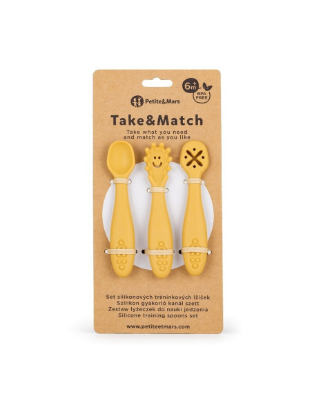 BN-721819,Petite&Mars - Set 3 lingurite, Diverse forme, Pentru supa, paste, alimente usoare, Dezvolta simturile si abilitatile s BN-721819,Petite&Mars - Set 3 lingurite, Diverse forme, Pentru supa, paste, alimente usoare, Dezvolta simturile si abilitatile s