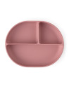 BN-717820,Petite&Mars - Farfurie compartimentata Take&Match, Ovala, Cu ventuza si 3 compartimente, Silicon, Fara BPA, 630 ml, 6 