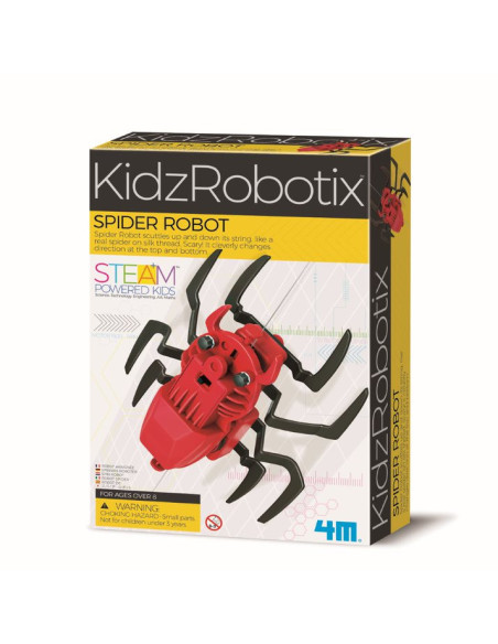 4M-03392,Kit constructie robot - Spider Robot, Kidz Robotix