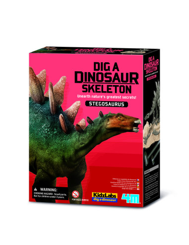 4M-03229,Set educativ Sapa si descopera Dinozauri - Stegosaurus