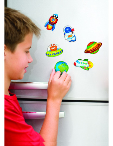 4M-03546,Atelier creativ Modeleaza si picteaza - Spatiu - straluceste in intuneric