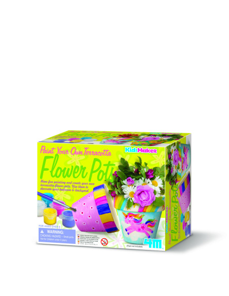 4M-04781,Set creativ - Picteaza propriile ghivece de teracota