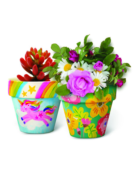 4M-04781,Set creativ - Picteaza propriile ghivece de teracota