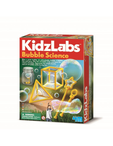 4M-03351,Ki stiintific cu baloane de sapun KidzLabs