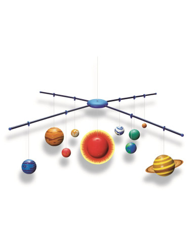 4M-05520,Kit Constructie Sistemul Solar 3D, straluceste in intuneric