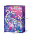 4M-04776,Set creativ - Origami holografic Unicorn cu iluminare