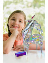 4M-04776,Set creativ - Origami holografic Unicorn cu iluminare