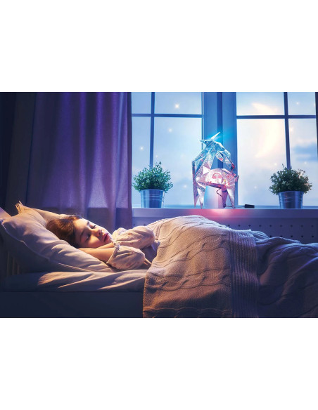 4M-04776,Set creativ - Origami holografic Unicorn cu iluminare