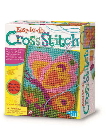 4M-02749,Kit de brodat pentru copii, usor de facut 4M-02749,Kit de brodat pentru copii, usor de facut