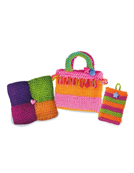 4M-02753,Kit de tricotat pentru copii, usor de facut