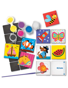 4M-04563,Set cu placute creative de pictat - magnetic 2