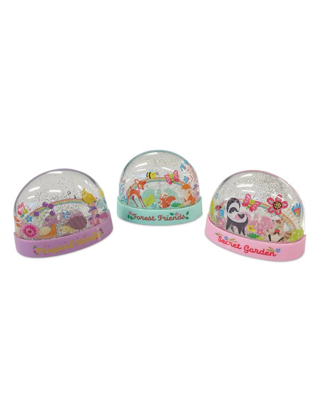 4M-04795,Set creativ - Globuri de cristal cu Curcubeu si sclipici